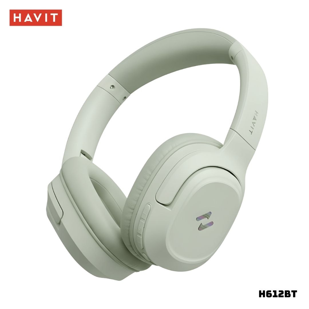 AUDIFONOS HAVIT BLUETOOTH LIFE NC02H H612BT CON CANCELACION DE RUIDO - VERDE - 1