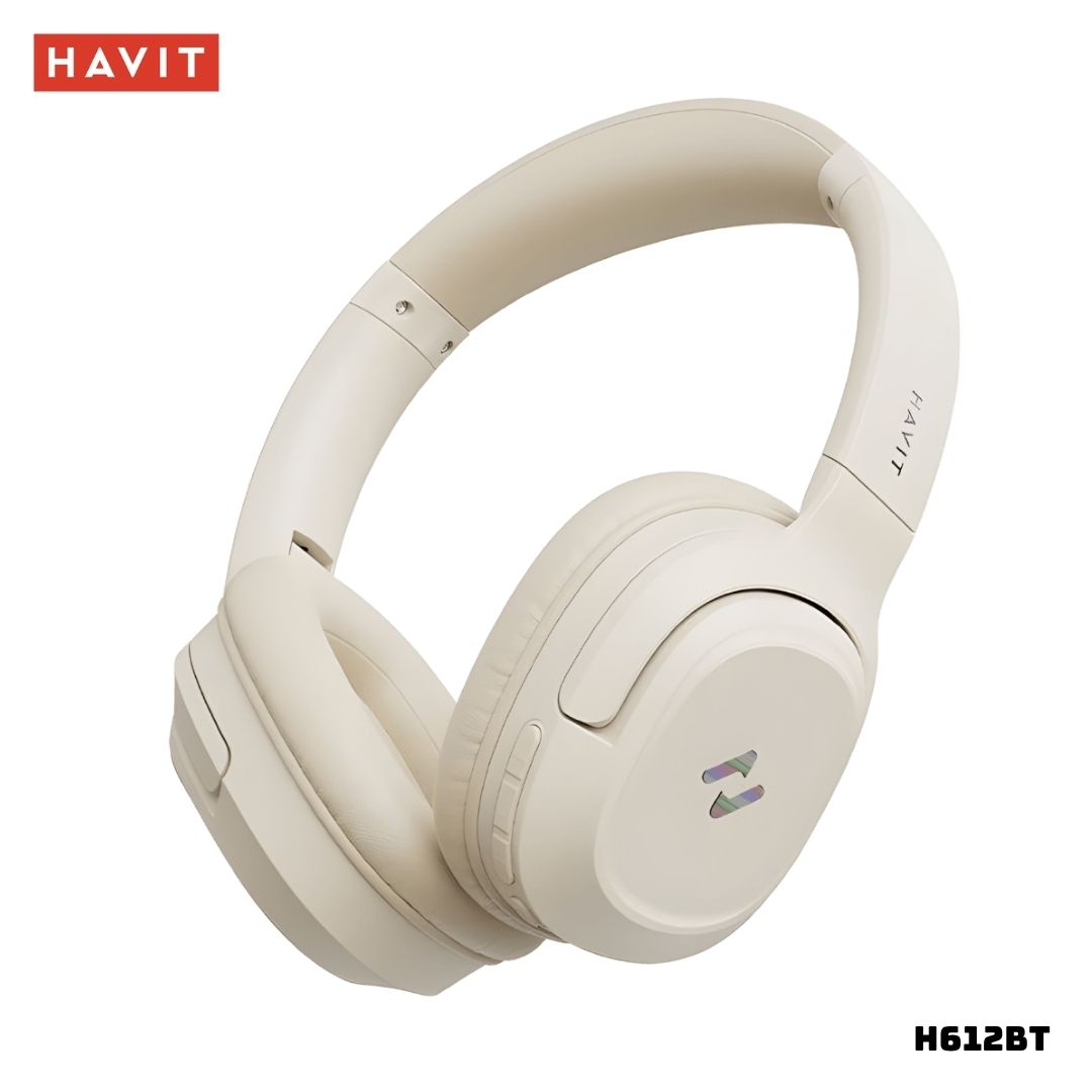 AUDIFONOS HAVIT BLUETOOTH LIFE NC02H H612BT CON CANCELACION DE RUIDO - BEIGE - 1