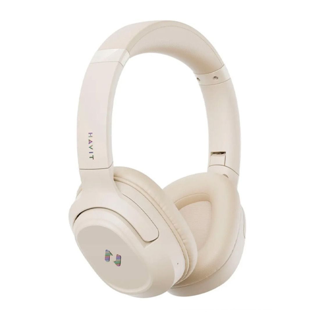 AUDIFONOS HAVIT BLUETOOTH LIFE NC02H H612BT CON CANCELACION DE RUIDO - BEIGE - 3