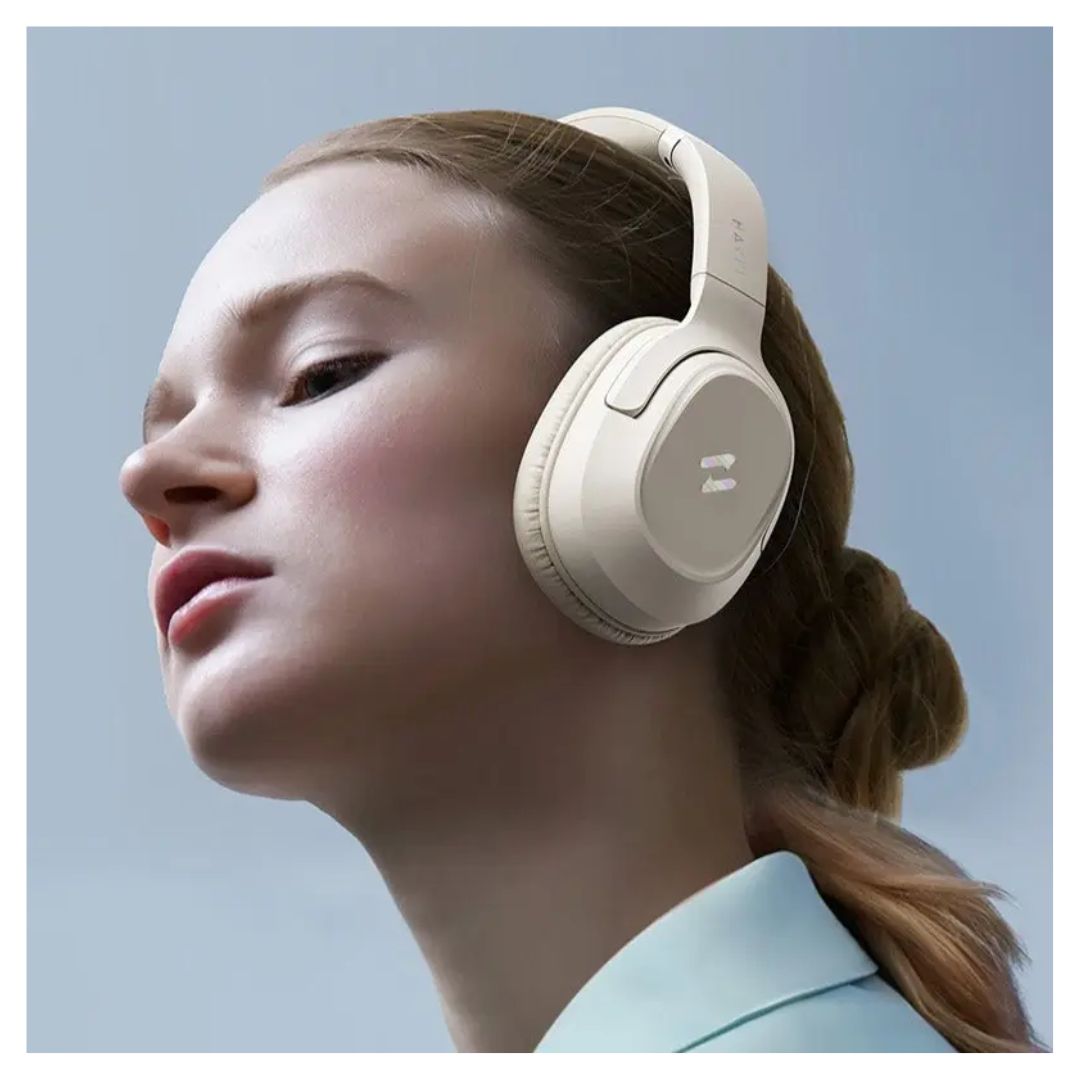 AUDIFONOS HAVIT BLUETOOTH LIFE NC02H H612BT CON CANCELACION DE RUIDO - BEIGE - 5