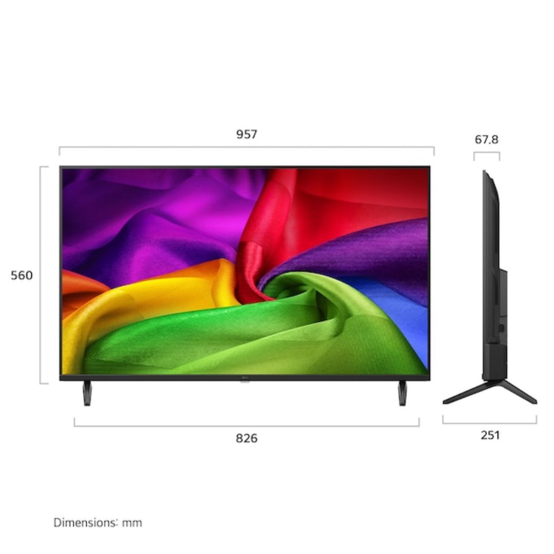 TELEVISOR LG 43 SMART TV NANOCELL THINQ AI WEBOS HUB 4K UHD 2026 - 43NU800BPSC - 3