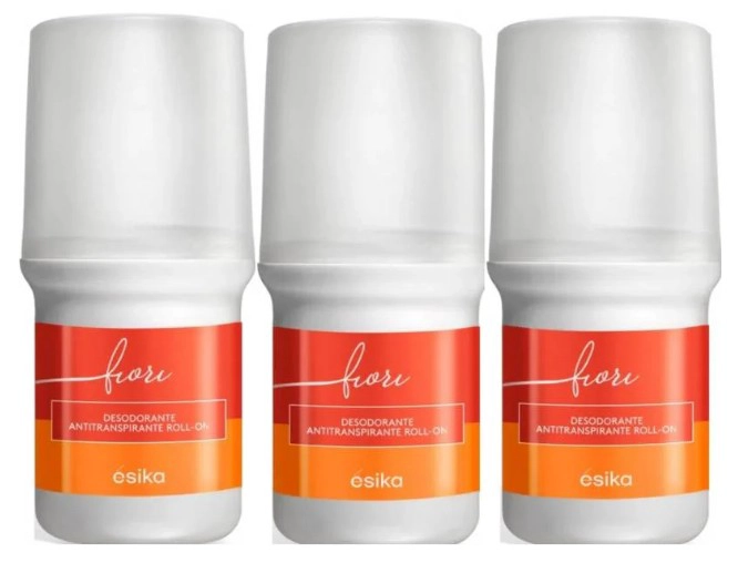 PACK X3 FIORI DESODORANTE ROLL ON DE ESIKA 50ML - 1
