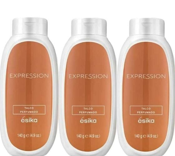 PACK X3 EXPRESSION TALCO DE ESIKA AROMA ORIENTAL ESPECIADO - 1
