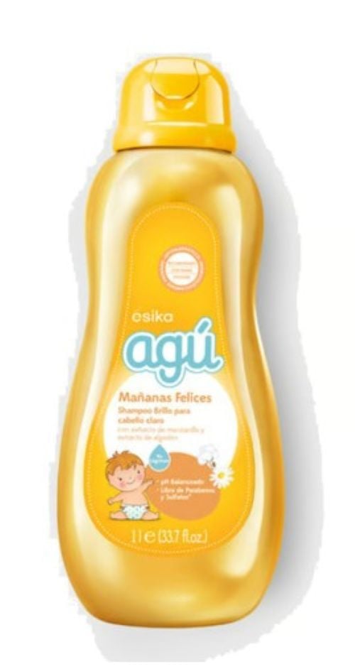 SHAMPOO AGÚ BRILLO MANZANILLA Y ALGODÓN 1L - 1