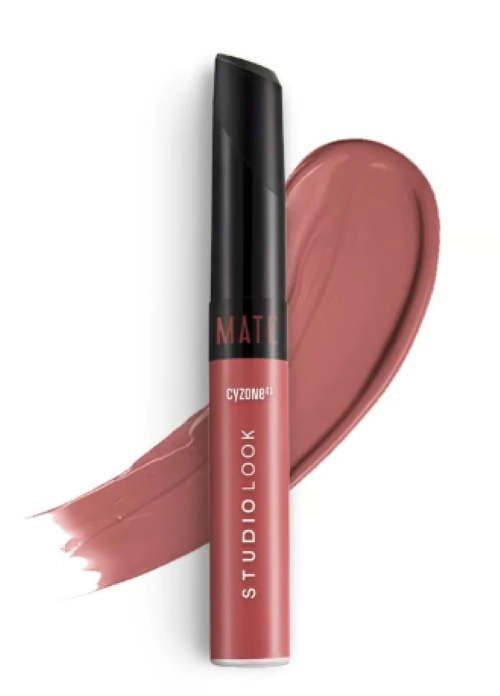 LABIAL LIQUIDO MATE ROSE NUDE STUDIO LOOK CYZONE - 1