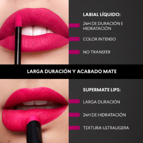 LABIAL LIQUIDO MATE ULTIMATE WINE STUDIO LOOK - 2