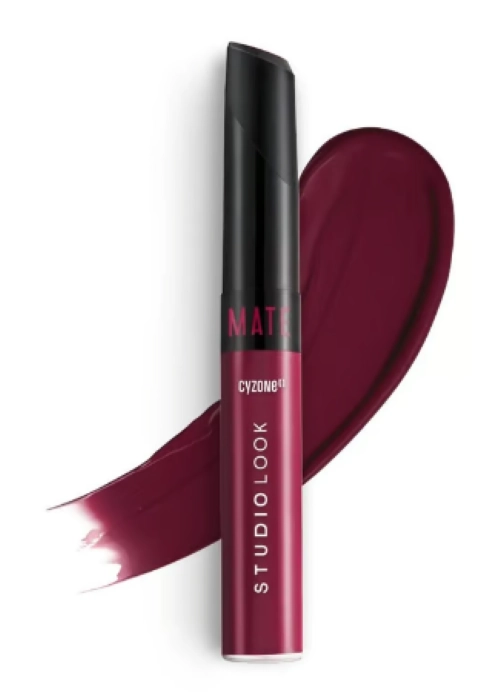 LABIAL LIQUIDO MATE BURGUNDY STUDIO LOOK - 1