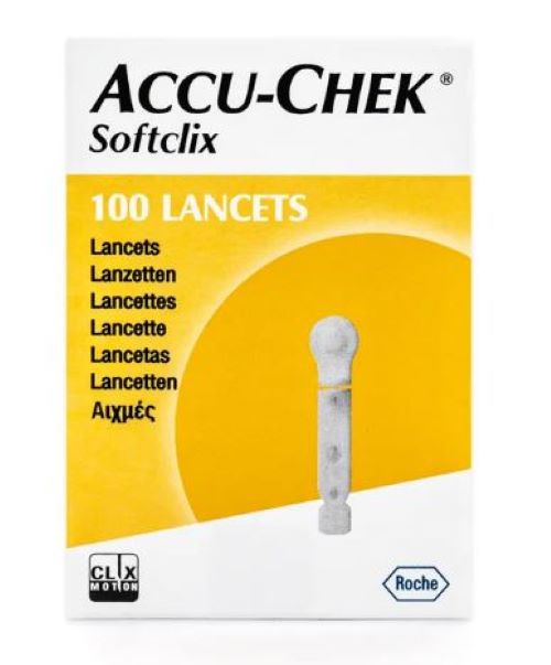 LANCETAS ACCU CHEK SOFTCLIX CAJA 100 UND - 1