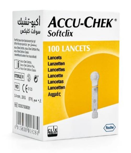 LANCETAS ACCU CHEK SOFTCLIX CAJA 100 UND - 2