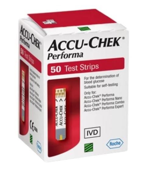 TIRAS REACTIVAS ACCU-CHEK PERFORMA - 1