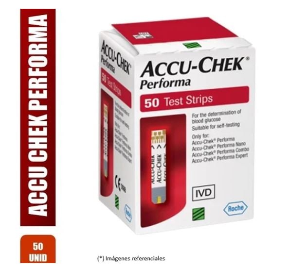 TIRAS REACTIVAS ACCU-CHEK PERFORMA - 3