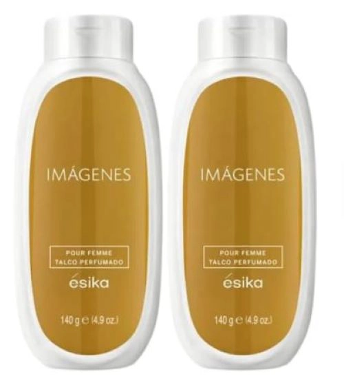 PACK X 2 TALCO CORPORAL PERFUMADO IMÁGENES ÉSIKA 140 G - 1
