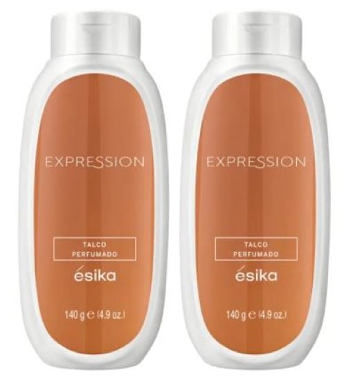 PACK X 2 TALCO CORPORAL PERFUMADO EXPRESSION ÉSIKA 140 G - 1