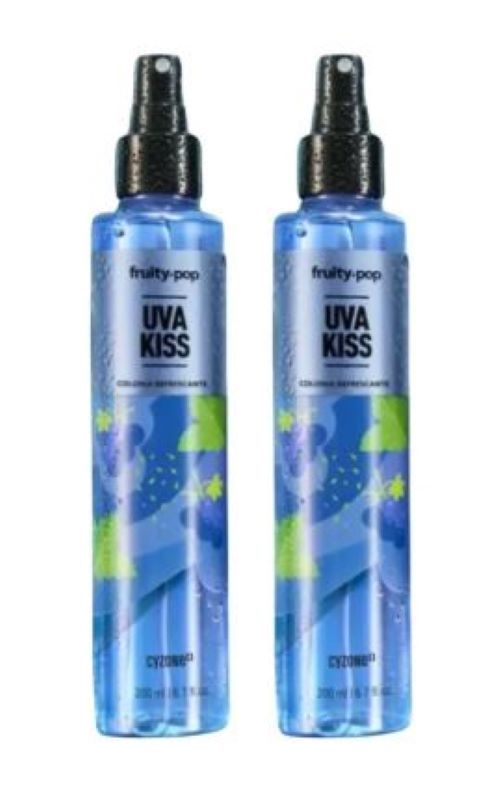 PACK X2 FRUITY POP UVA KISS COLONIA REFRESCANTE 200 ML - 1
