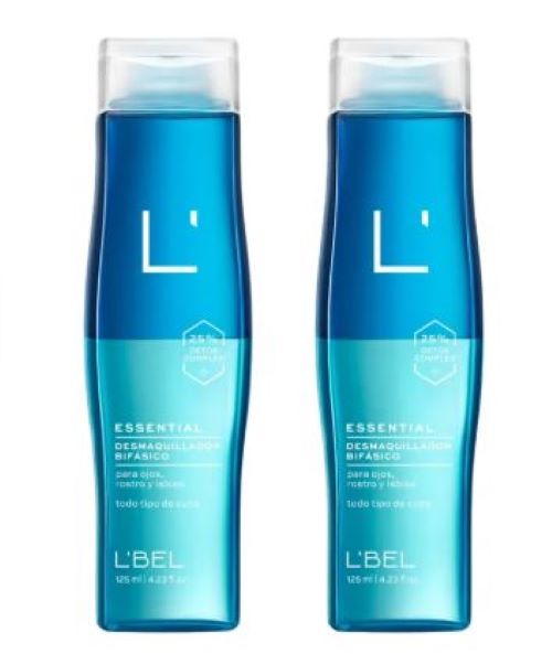 SET X 2 LOCIÓN DESMAQUILLANTE BIFÁSICA LBEL REMUEVE MAQUILLAJE APA - 1