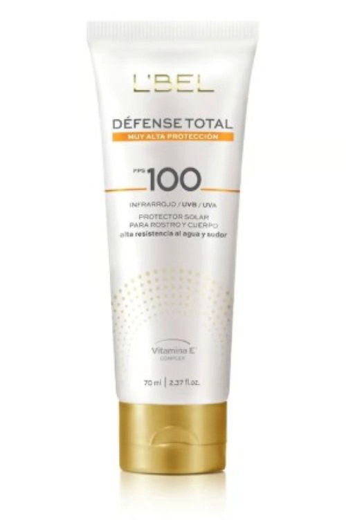 PROTECTOR SOLAR PARA ROSTRO Y CUERPO FPS100 DÉFENSE TOTAL - 1
