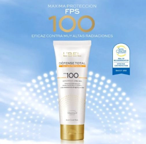 PROTECTOR SOLAR PARA ROSTRO Y CUERPO FPS100 DÉFENSE TOTAL - 2