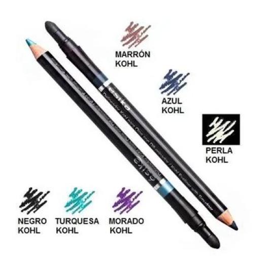 ESIKA - DELINEADOR KOHL CON DIFUMINADOR NEGRO KOHL 11G - 1
