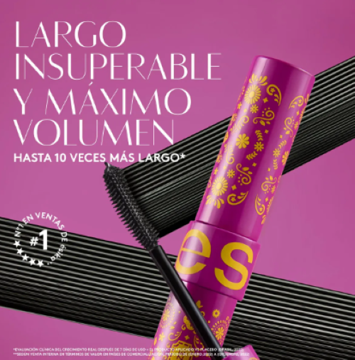 MÁSCARA MEGA FULL SIZE DELINEADOR LÍQUIDO PINCEL NEGRO - 3