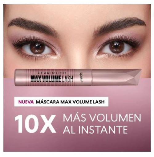 MÁSCARA DE PESTAÑAS MAX VOLUME LASH STUDIO LOOK - 2