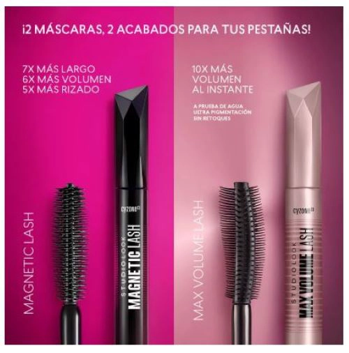 MÁSCARA DE PESTAÑAS MAX VOLUME LASH STUDIO LOOK - 4
