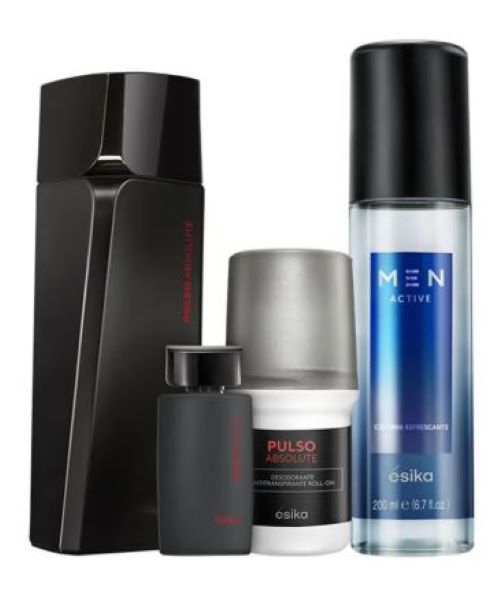 PULSO ABSOLUTE PERFUME DE HOMBRE CON MINI DEO REFRESH ESIKA - 1