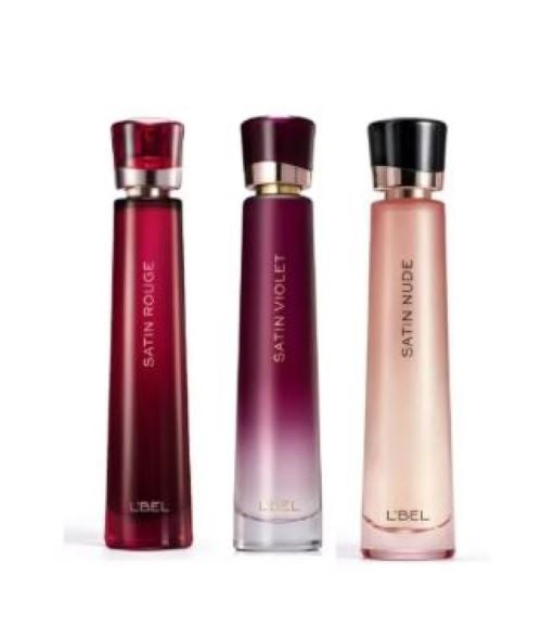 COLECCION SATIN ROUGE - SATIN VIOLET - SATIN NUDE - LBEL - 1