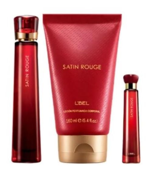 SATIN ROUGE PERFUME DE MUJER CON MINI E HIDRATANTE - 1