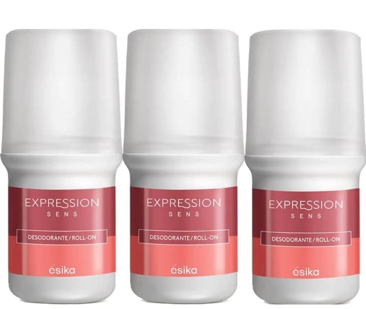 PACK X3 EXPRESSION SENS DESODORANTE ROLL ON DE ESIKA 50ML - 1