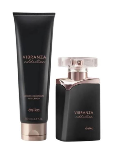 SET PERFUME DE MUJER VIBRANZA ADDICTION Y LOCIÓN PERFUMADA - 1