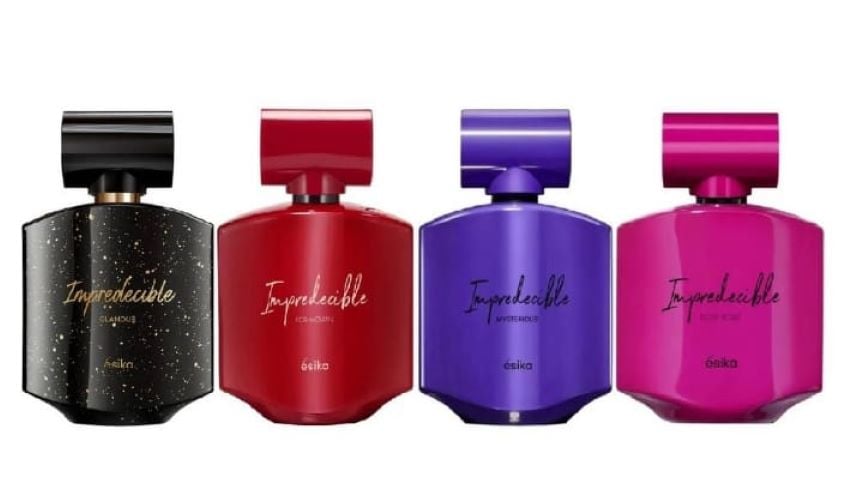 FOUR PACK IMPREDECIBLE - MYSTERIOUS - DEEP ROSE- GLAMOUR- ESIKA - 1