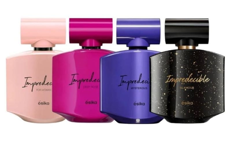 PACK COLECCIÓN DE PERFUMES DE MUJER IMPREDECIBLE ESIKA - 1