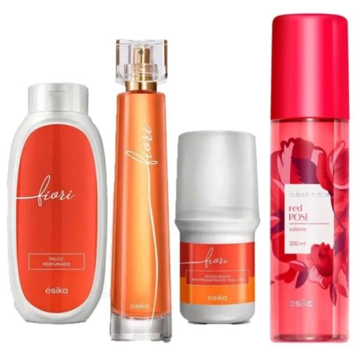 FIORI PERFUME DE MUJER CON TALCO DEO ROLL ON Y REFRESH - 1
