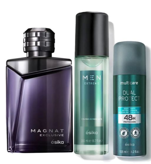 MAGNAT EXCLUSIVE PERFUME DE HOMBRE CON DEO SPRAY Y REFRESH - 1