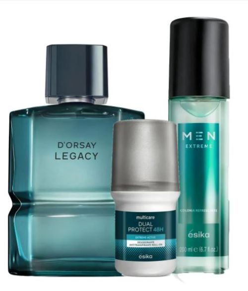 DORSAY LEGACY PERFUME DE HOMBRE CON DEO Y REFRESH - 1