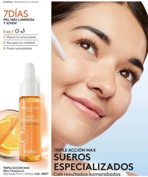 SUERO FACIAL VITAMINA C TRIPLE ACCIÓN MAX 28.0 ml ÉSIKA - 4