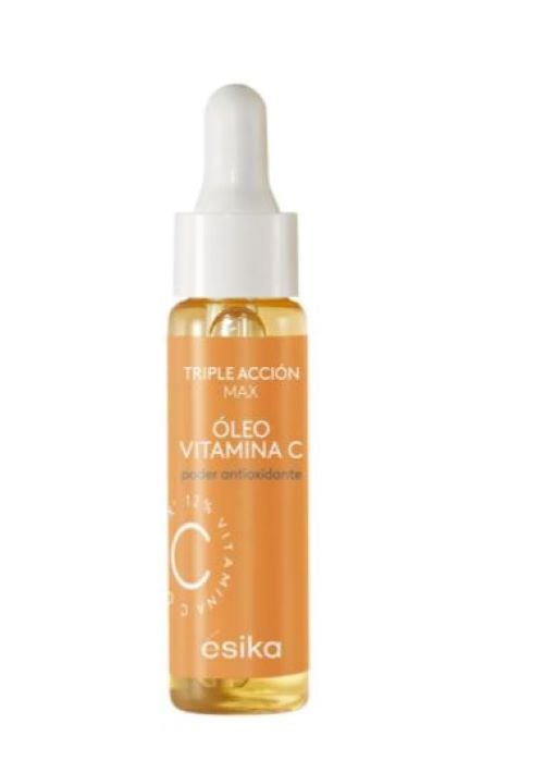 HIDRATANTE ILUMINADOR ROSTRO ÓLEO FACIAL VITAMINA C TRIPLE ACCIÓN MAX 19.0 ml ÉSIKA - 1