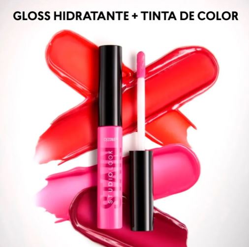 BRILLO LABIAL HIDRATANTE STRAWBERRY SHAKE GLOWY STAIN STUDIO LOOK - 2
