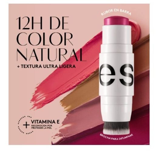 RUBOR Y BRONZER EN BARRA COLOR ROSA ÚNICA STICK PRO DE ESIKA - 2