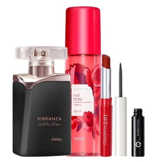 VIBRANZA ADDICTION PERFUME DE MUJER CON DELINEADOR CON RIMEL - 1