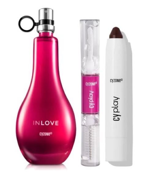 IN LOVE PERFUME DE MUJER CON LABIAL Y SECRET LASH CYZONE - 1