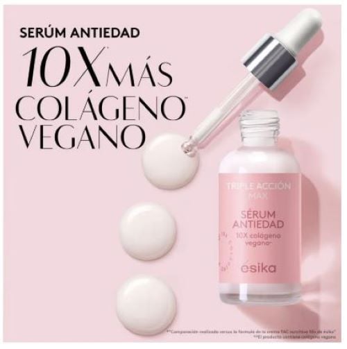 SUERO FACIAL ANTIEDAD TRIPLE ACCION MAX 10X COLAGENO VEGANO - 2