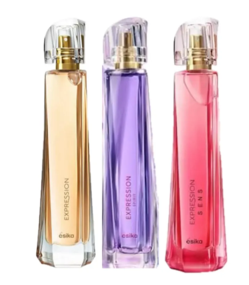 PERFUME DE MUJER EXPRESSION + SENS + SPIRIT - ESIKA - 1