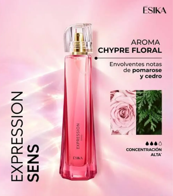 PERFUME DE MUJER EXPRESSION + SENS + SPIRIT - ESIKA - 3