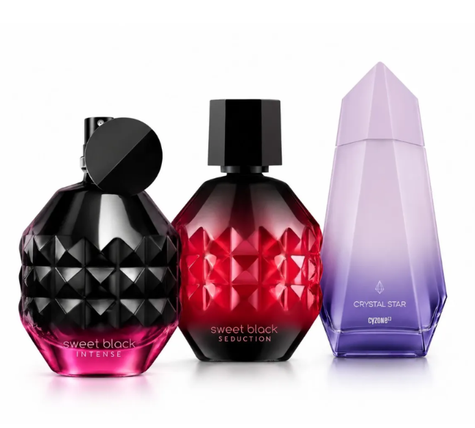 PERFUME SWEET BLACK INTENSE - SWEET BLACK SEDUCTION - CRYSTAL STAR - CYZONE - 1