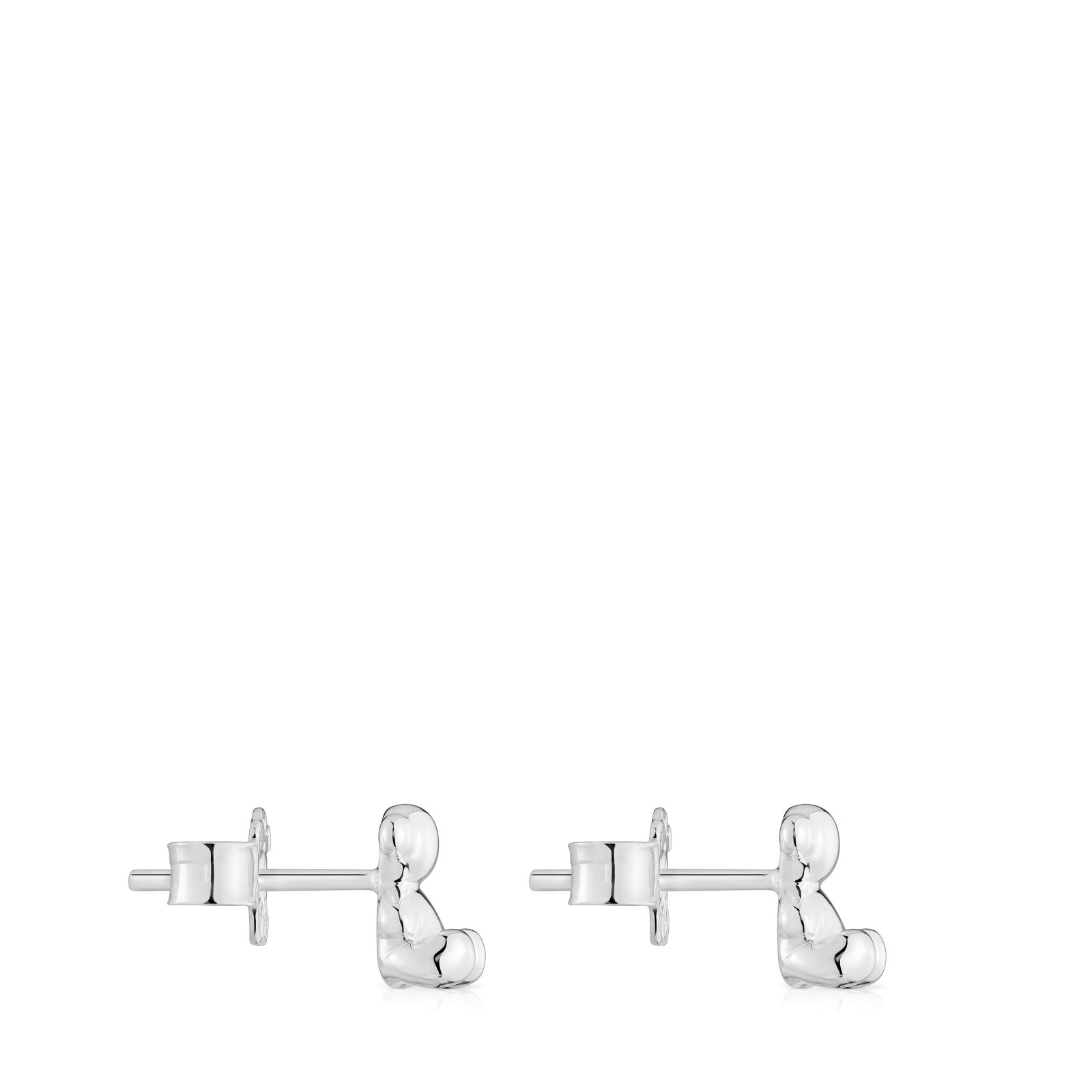 PENDIENTES TOUS 1ª BOLD BEAR PLATA LEY - 2