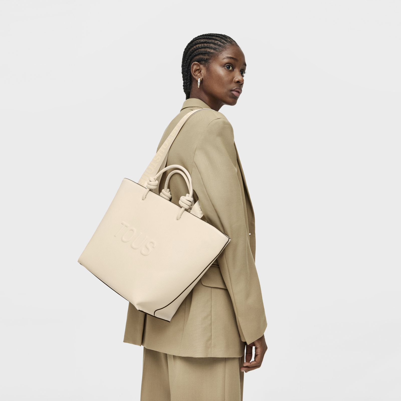 BOLSO TOUS CAPAZO M T NEW LA RUE BEIGE - 7