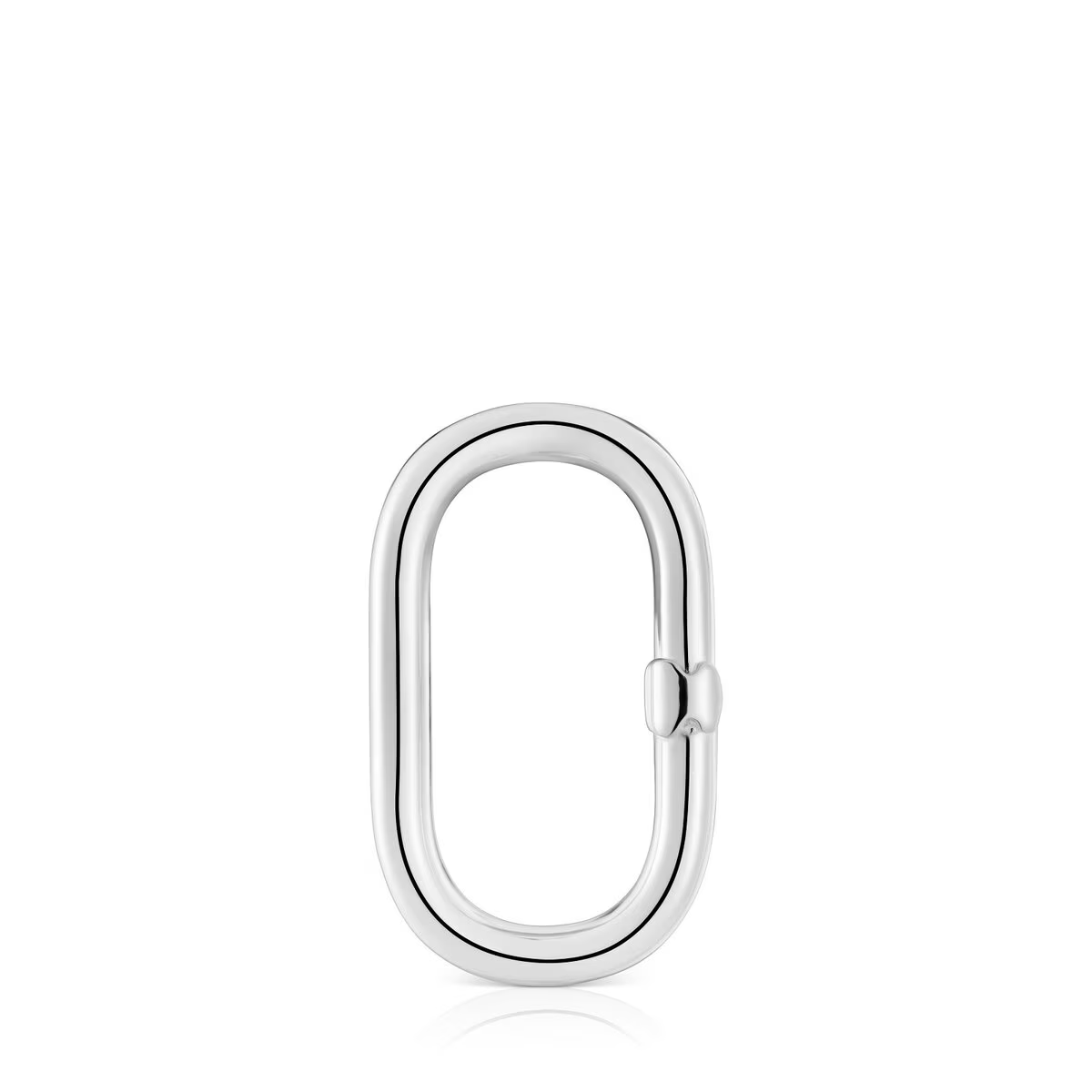 COLGANTE TOUS ANILLA1ª OVAL 25MM PLATA LEY - 1