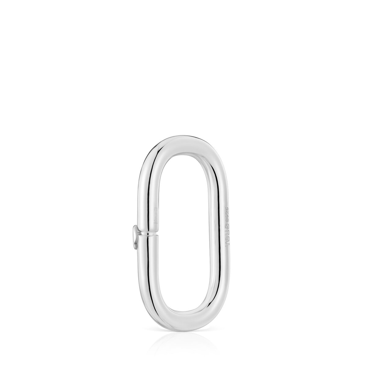 COLGANTE TOUS ANILLA1ª OVAL 25MM PLATA LEY - 2