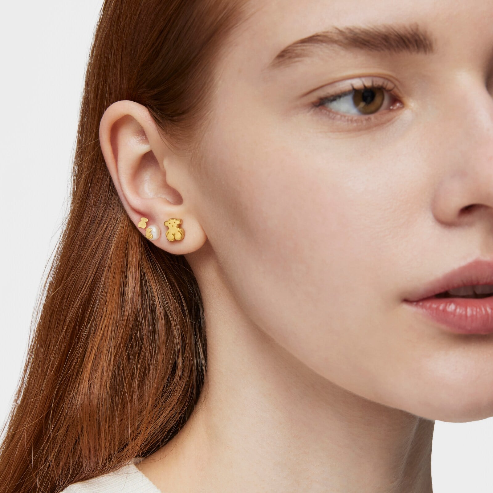 PENDIENTES TOUS OSO1 ORO LEY - 5